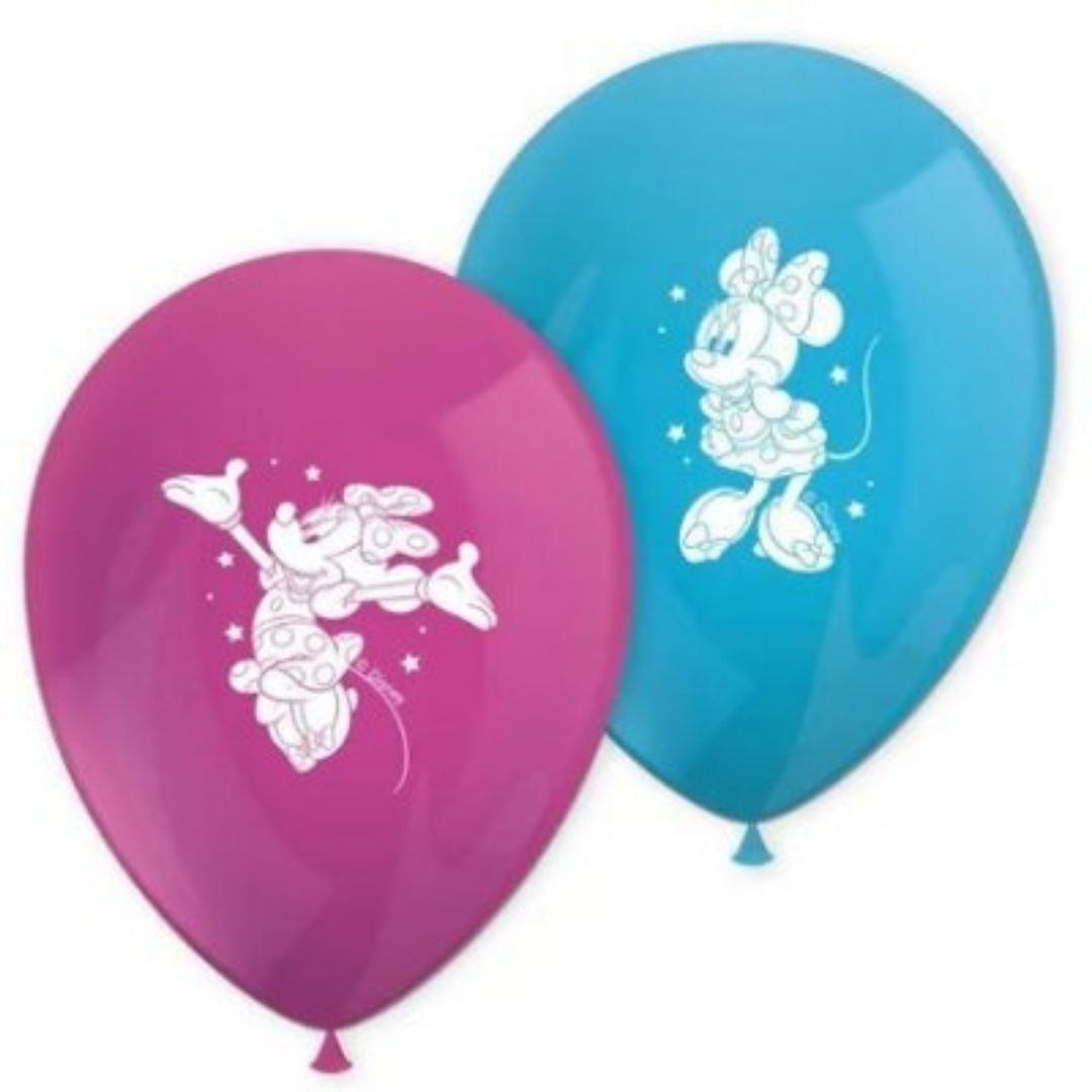Minnie_Mouse_Ballonnen_Blauw_Roze__8st