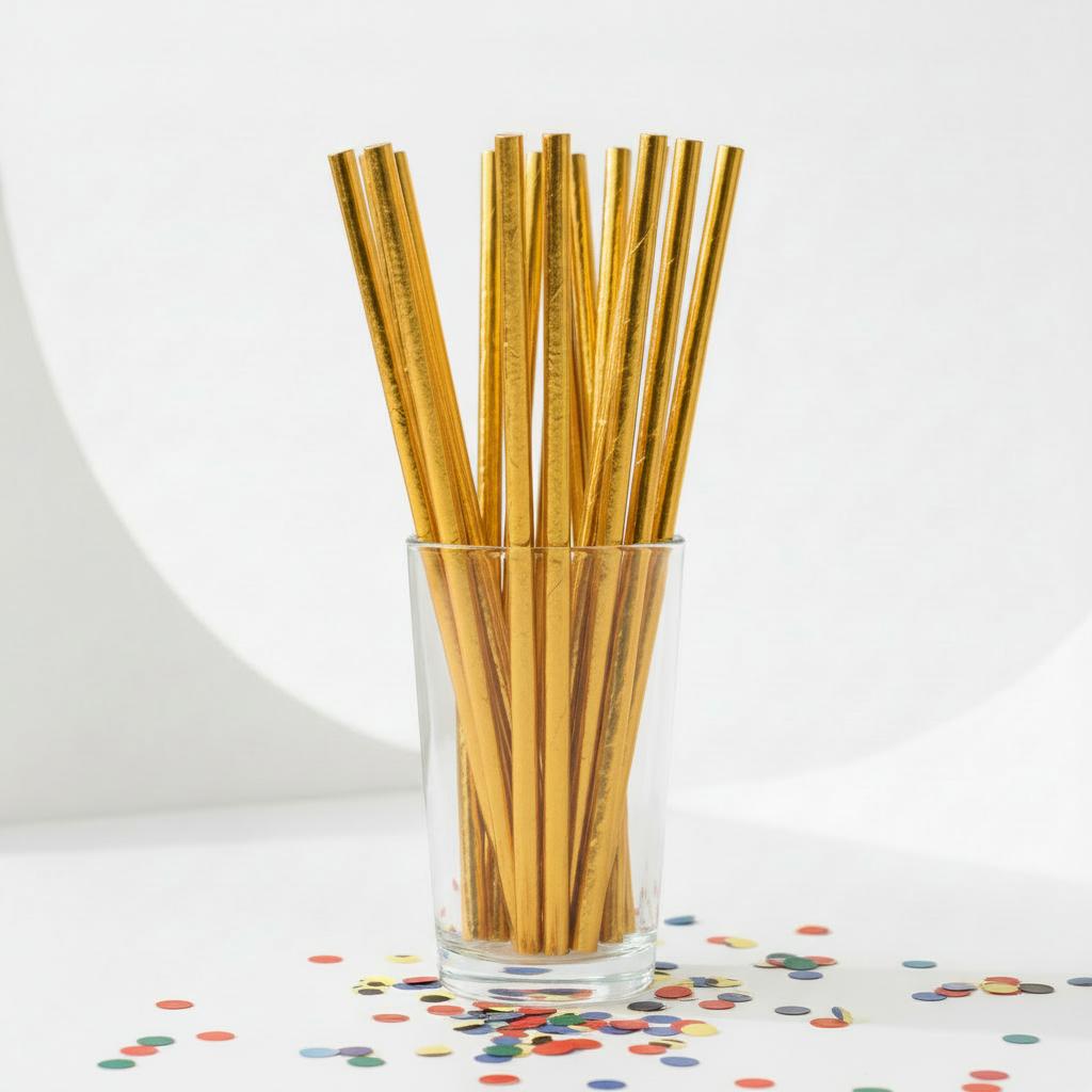 Papieren_Rietjes_Goud_Metallic__24st_2