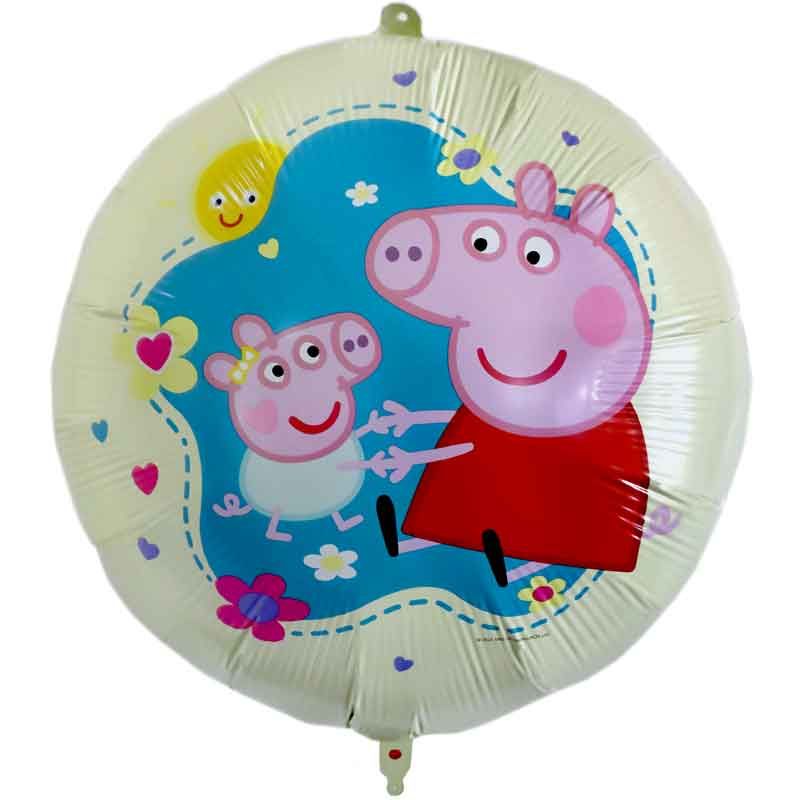 Peppa_Pig_met_baby_Folieballon