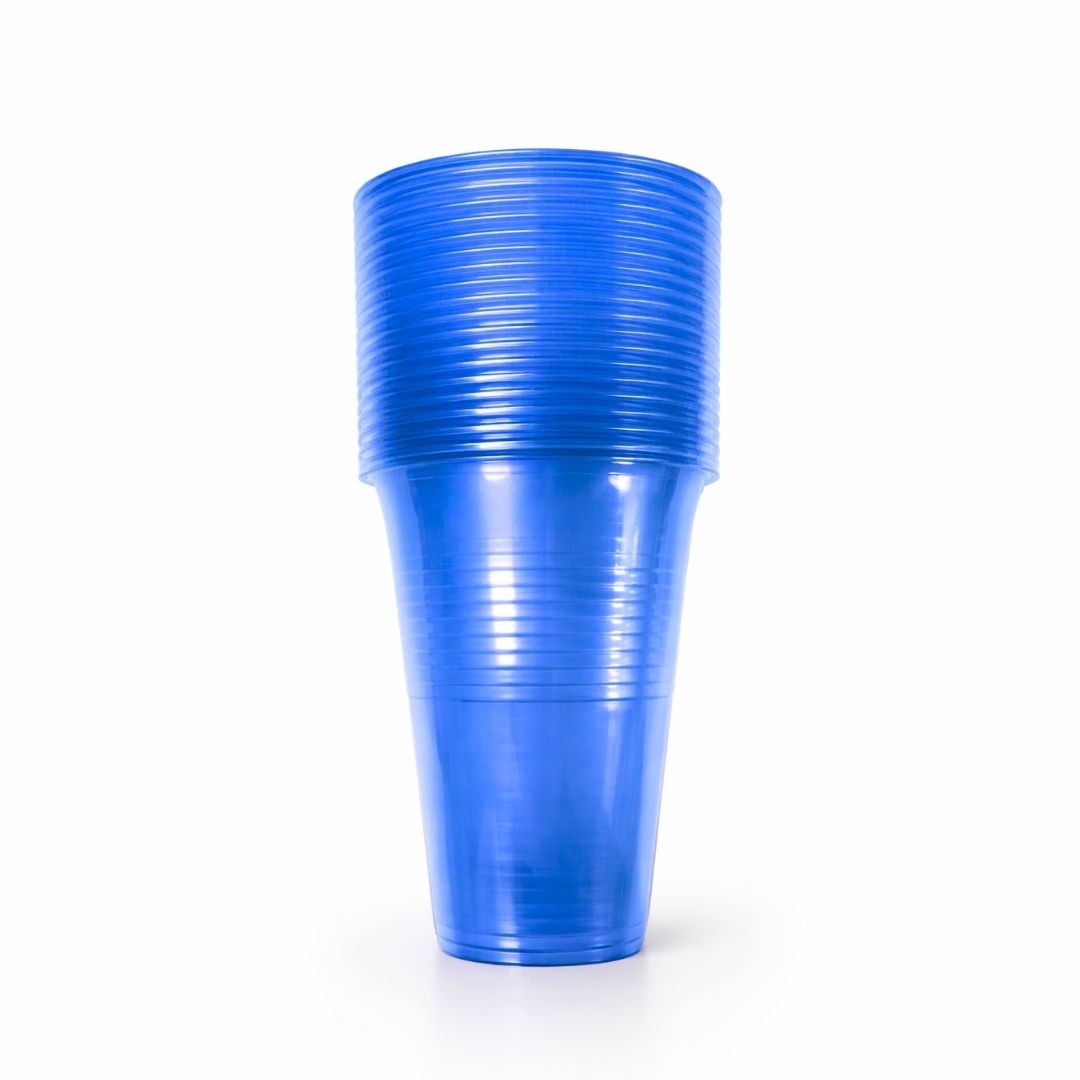 Plastic_Bekers_XL_Transparant_Blauw