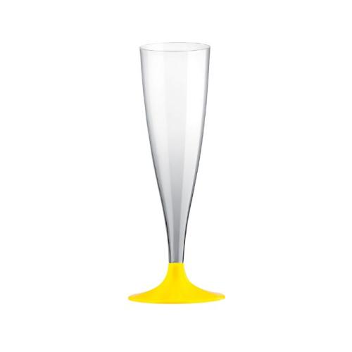 Plastic_Champagne_Flutes_Geel___10st