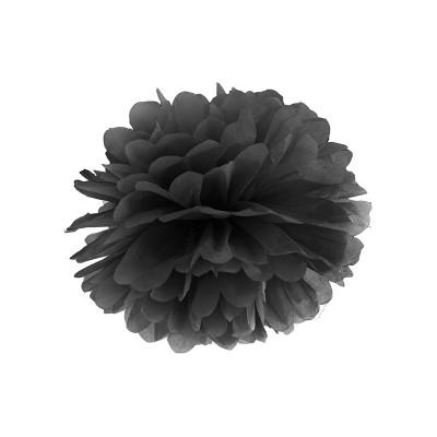 Pompom_Zwart__25cm_