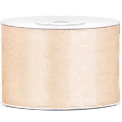 Satijnlint_50mm_25m_Creme