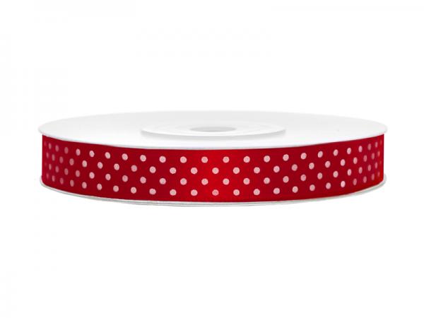 Satijnlint_Dots_Rood_12_mm_