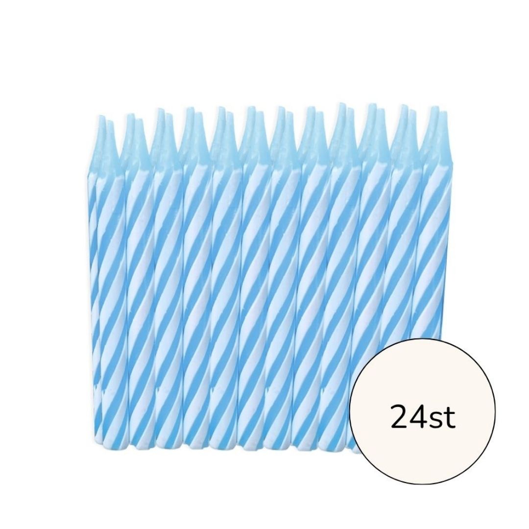 Taartkaarsjes_Blauw___24st