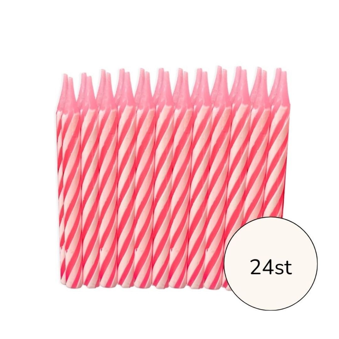 Taartkaarsjes_Roze___24st