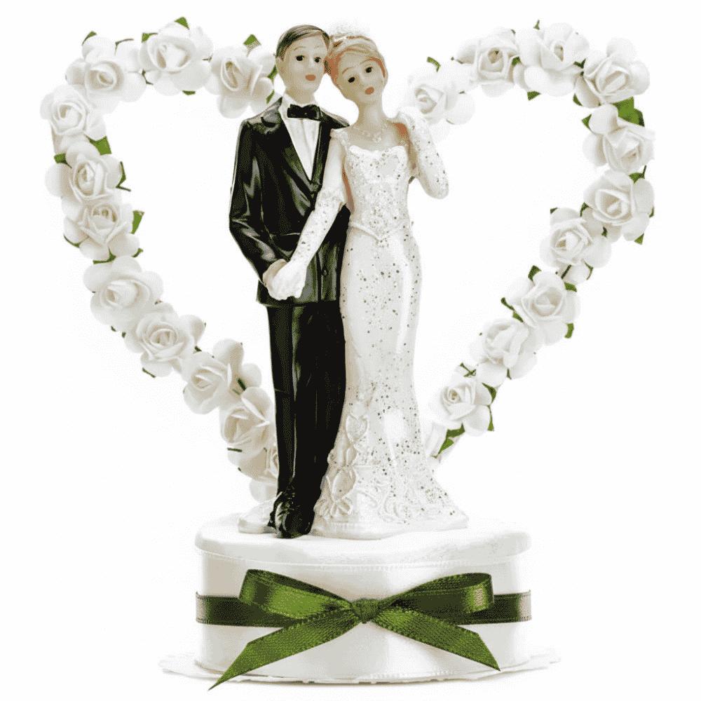 Taarttopper_Bruiloft_met_witte_Roosjes___16cm_1