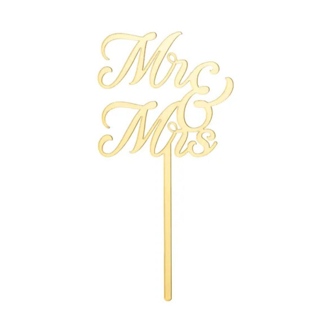 Taarttopper_Mr___Mrs_Goud___16cm
