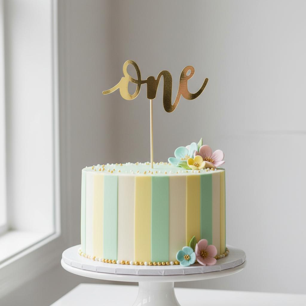 Taarttopper_One_Goud__19cm