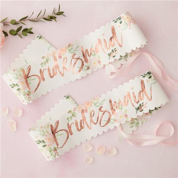 Team_Bride_Floral_Bridesmaid_Sashes___Ginger_Ray