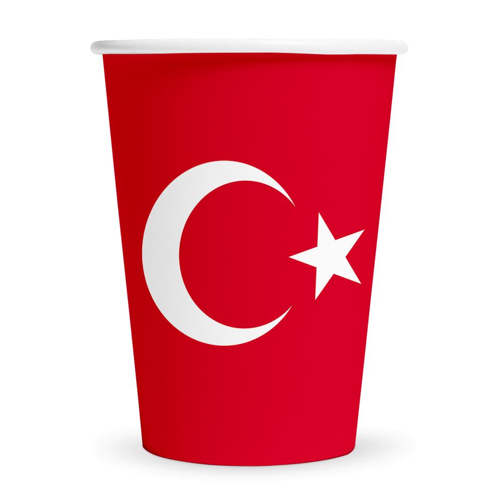Turkije_Kartonnen_Bekers___8st