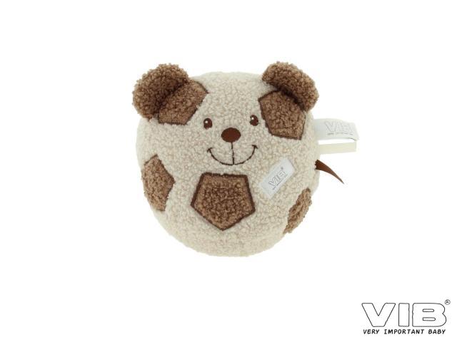 VIB_PPluche_Beer_Voetbal_Teddy_Chocolate___Soft_Sand