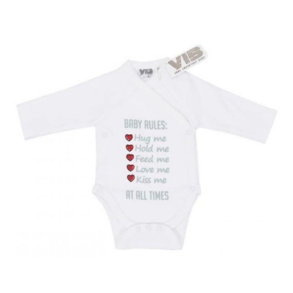VIB_Romper_Baby_Rules_Wit_0_3m