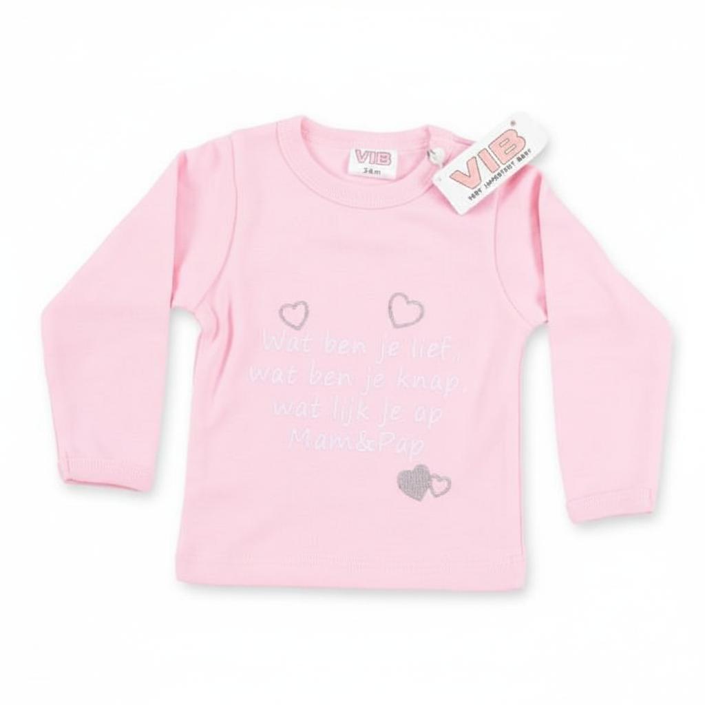 VIB_T_Shirt_Roze_Wat_Ben_Je_Lief_0_3m_1