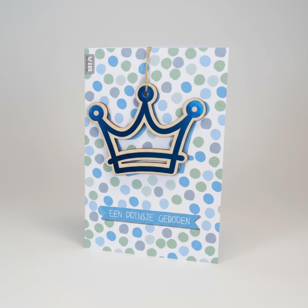 VIB_Wenskaart_Met_Houten_Kroontje_Een_Prinsje_Geboren_1