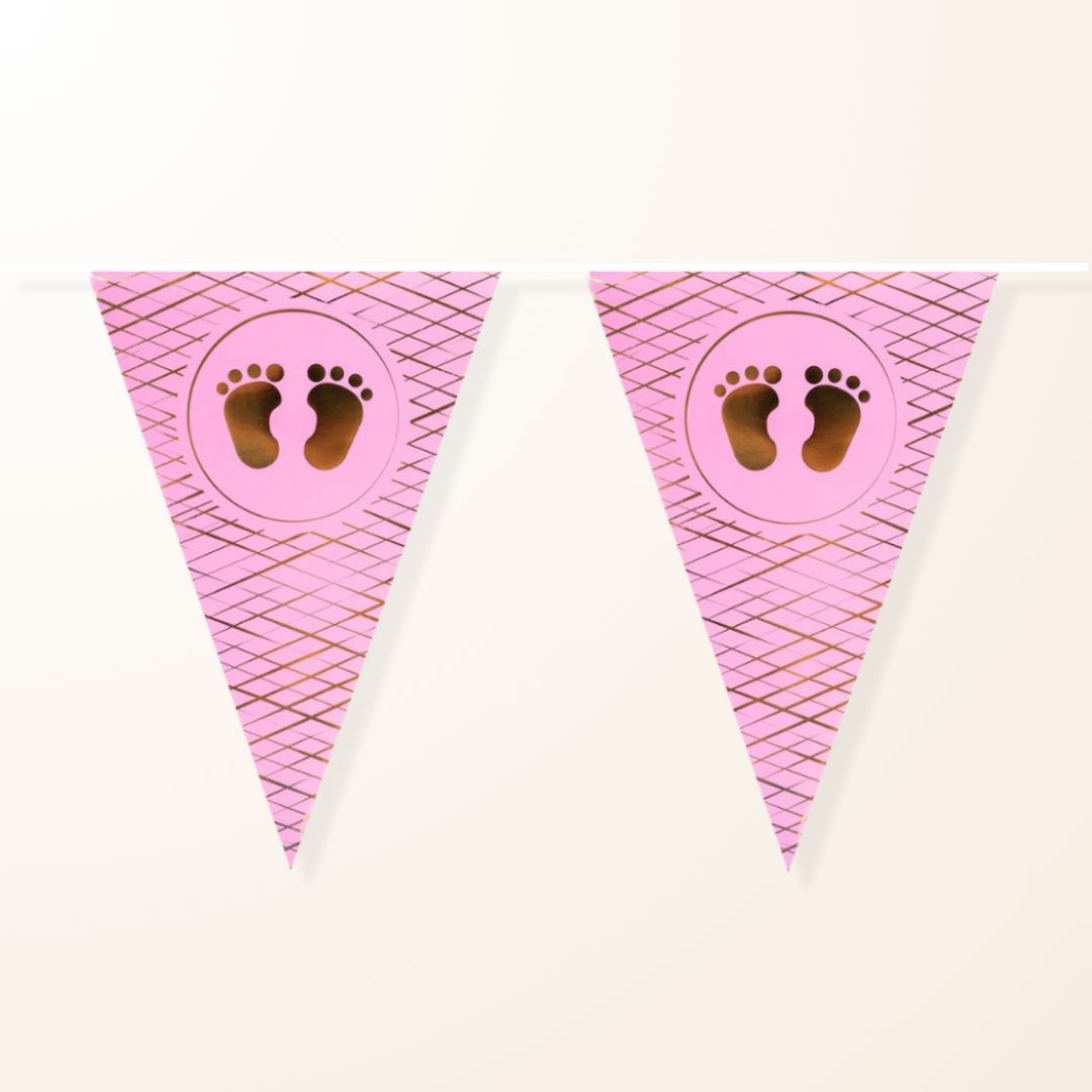 Voetjes_Vlaggenlijn_Roze___5m_1