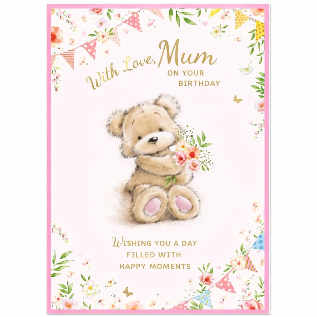 Wenskaart_With_Love__Mum_On_Your_Birthday