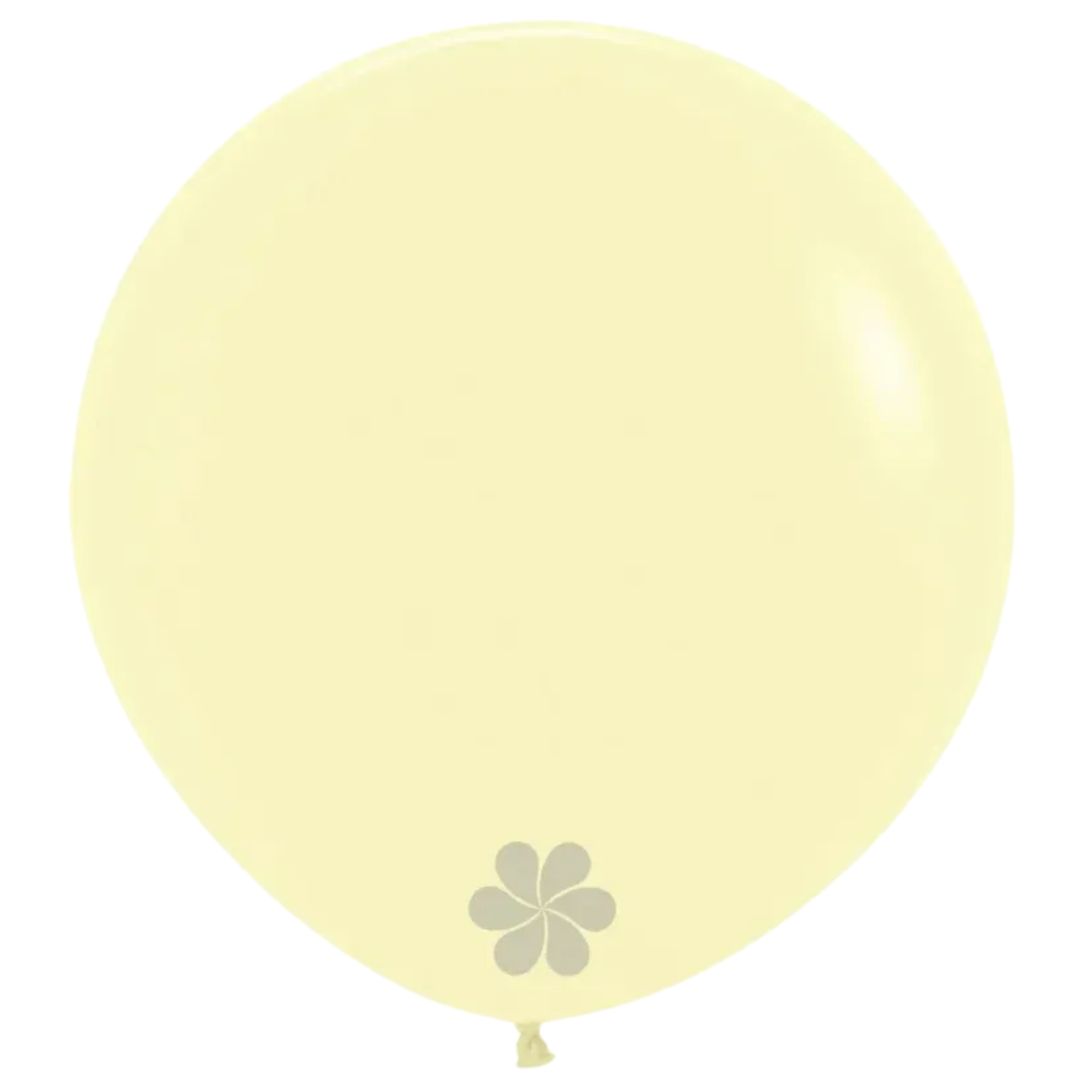 XXL_Ballonnen_Pastel_Matte_Yellow_91cm___2st