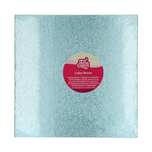 _FunCakes_Cake_Drum_Vierkant_30_5_cm___Baby_Blauw