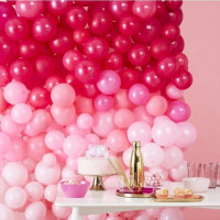 Ballonnen_Muur_Decoratie_Roze_1