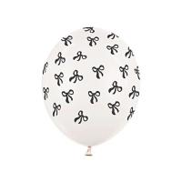 Ballonnenmix_met_Zwarte_Strikjes___6st
