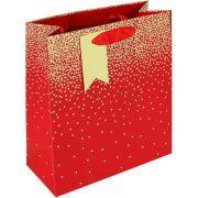 Cadeautas_Rood_met_gouden_sterren__S