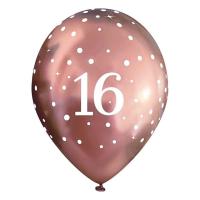 Chrome_Ballonnen_Ros__Cijfer_16____6st_