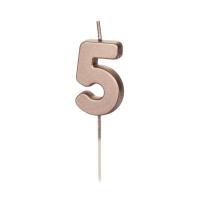 Cijferkaars_5_Ros_goud___4_5cm