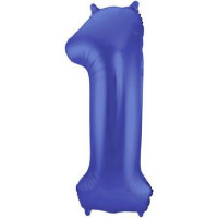 Folie_Ballon_Mat_Blauw_Cijfer_1