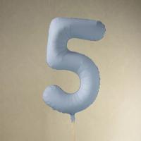Folieballon_Light_Blue_Cijfer_5_1