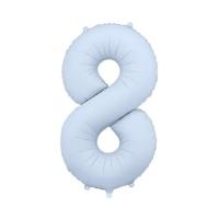 Folieballon_Light_Blue_Cijfer_8
