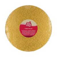 FunCakes_Cake_Drum_Rond__20_cm___Goud