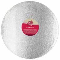 FunCakes_Cake_Drum_Rond__27_5_cm___Zilver
