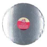 FunCakes_Cake_Drum_Round__25cm___Zilver