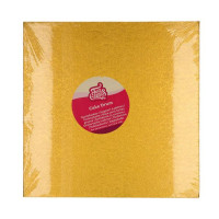 FunCakes_Cake_Drum_Vierkant_Goud___30cm_
