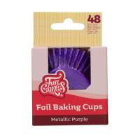 FunCakes_Foil_Baking_Cups_Metallic_Purple_pk_48