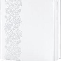 Gastenboek_Wit_Met_Zilveren_Bloemen