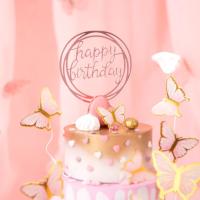 Happy_Birthday_Taarttopper_Ros_goud