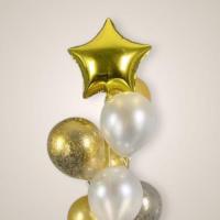 Helium_Folieballon_Ster_Goud___48cm