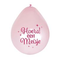 Hoera__Een_Meisje_Ballonnen___8st