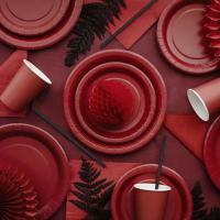 Kartonnen_Bekers_Donkerrood___6st_1