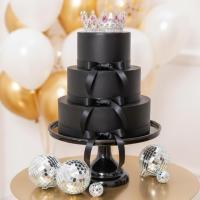 Kroon_Taarttopper_Zilver____Kristal_Roze_8_cm