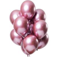 Latex_Ballonnen_Chrome_Roze_31cm___10st