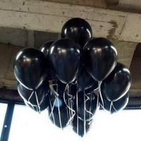 Latex_Ballonnen_Metallic_Zwart_31cm___10st