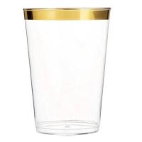 Luxe_Bekers_Transparant_Goud___10st