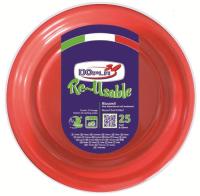 Plastic_Borden_22cm_Rood___25st_2