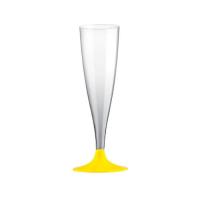 Plastic_Champagne_Flutes_Geel___10st