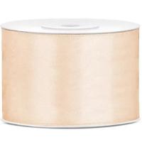 Satijnlint_50mm_25m_Creme