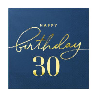 Servetten_Happy_Birthday_30_Marineblauw__10st__1