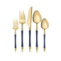 Sophisticate_Bestek_Collection_Blauw_Goud_40dlg